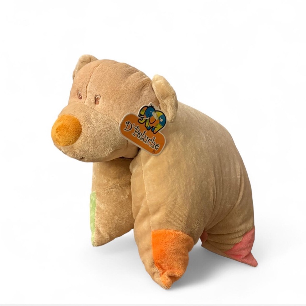 Multicolor Bear Pillow Pet